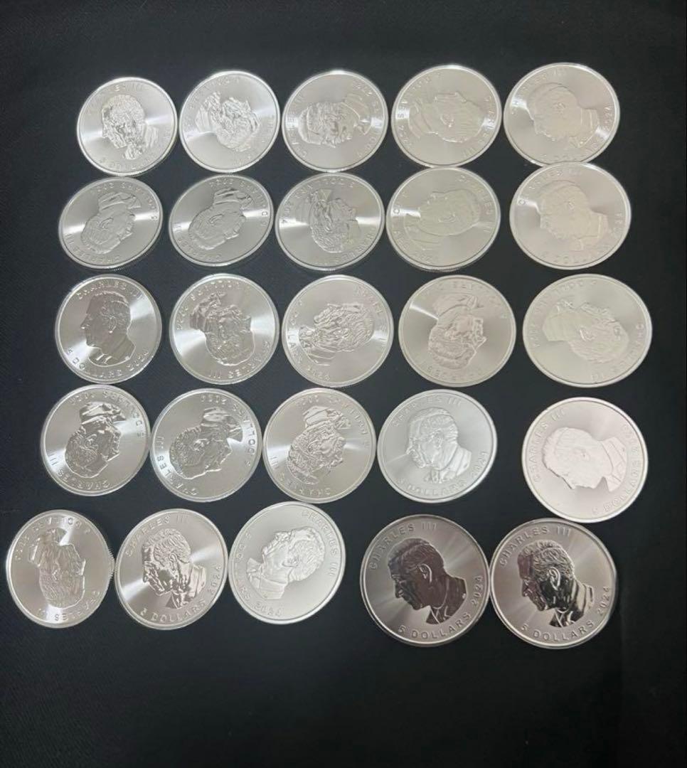 メイプルリーフ銀貨2024 (25枚)