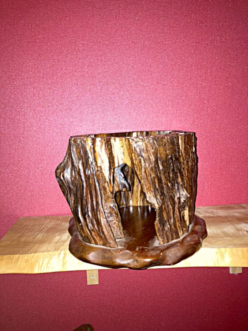 ⭐️極希少⭐️屋久杉刳抜⭐️花器⭐️置物⭐️オブジェ⭐️