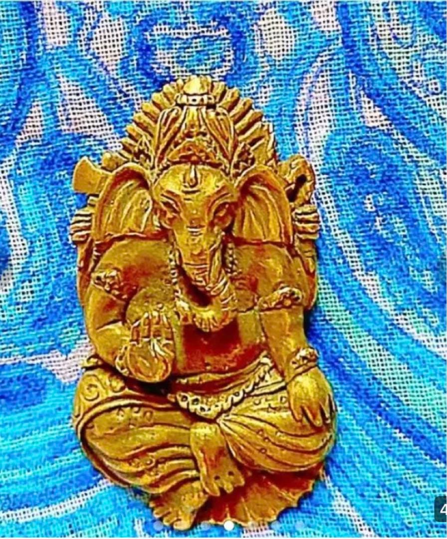 金運爆上げ　特別祈祷　金運を呼ぶ！純銅製タイ製ガネーシャ　ネックツリータイプ