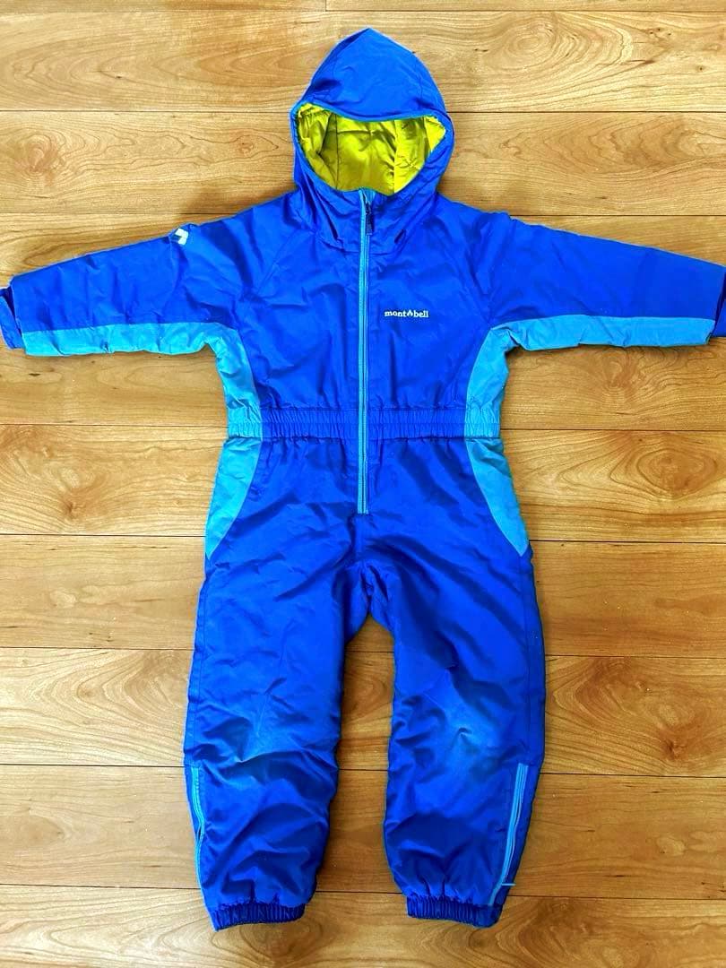 mont-bell 120cmスノーウエア　ジャンプスーツ　スキーウェア