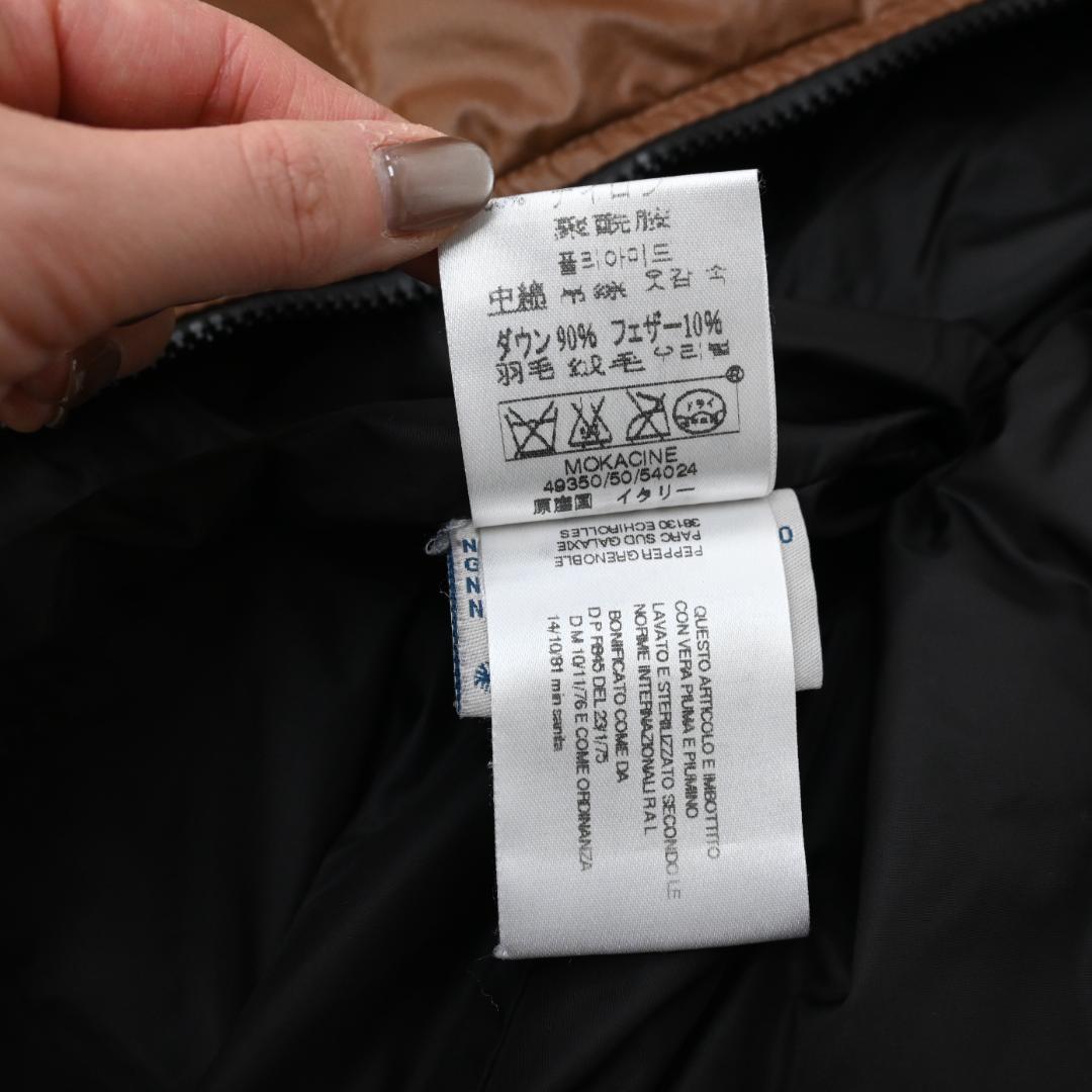 48086★冬 モンクレール MOKACINE ダウンコート モカシン*