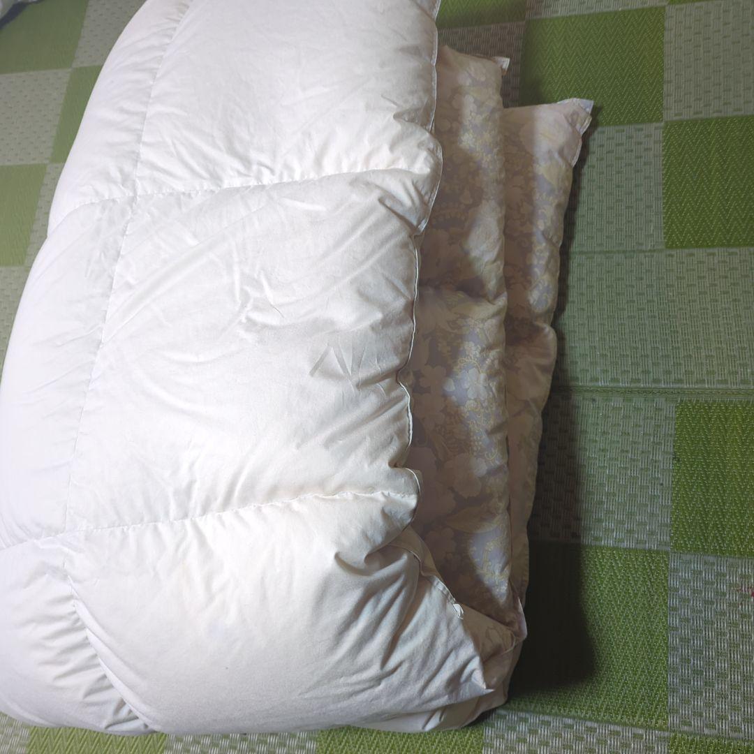 花柄羽毛掛け布団