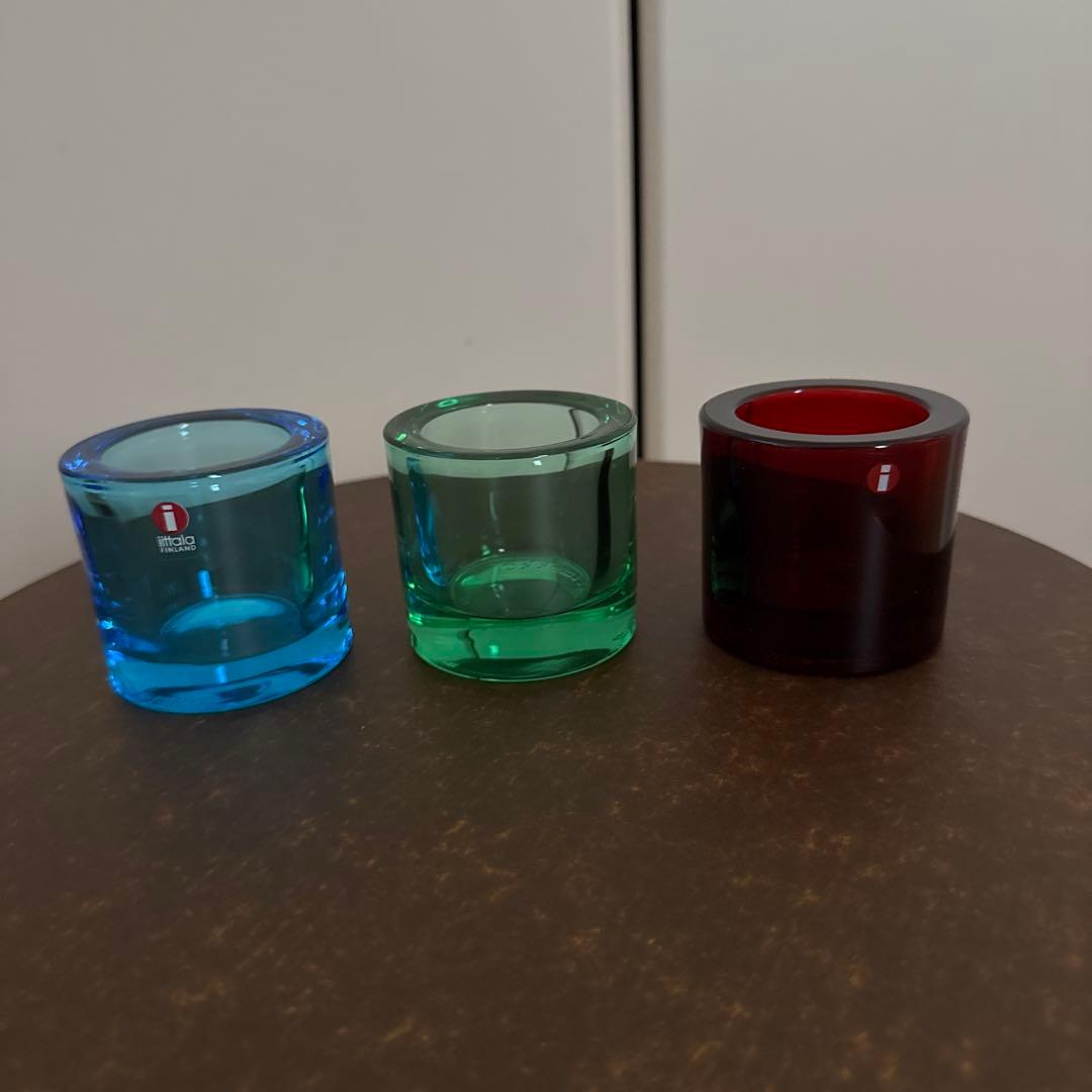 イッタラ　キビ　kivi キャンドルホルダー ３個セット