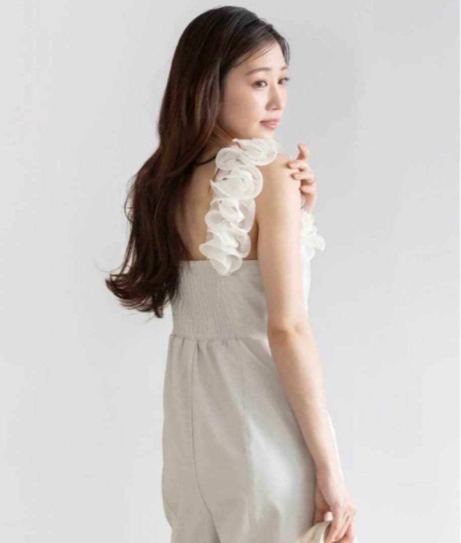 RANDA フリルオールインワン