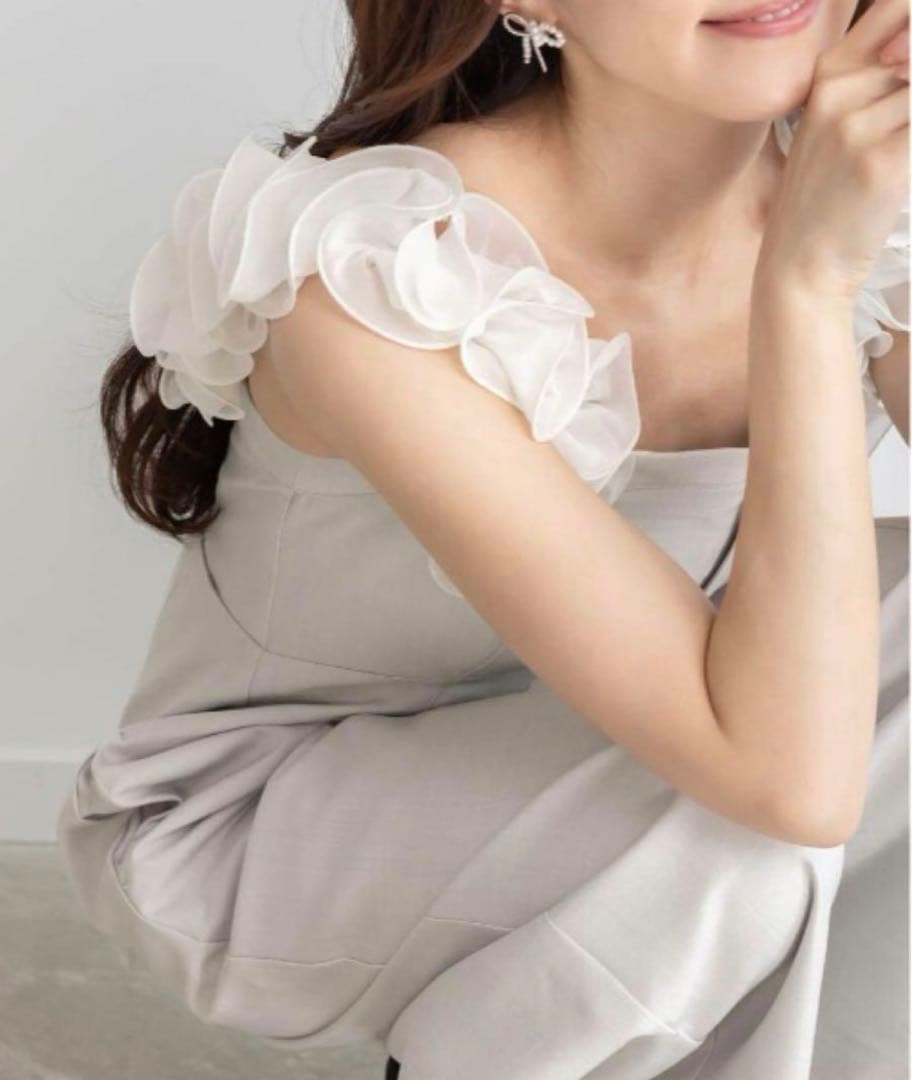 RANDA フリルオールインワン