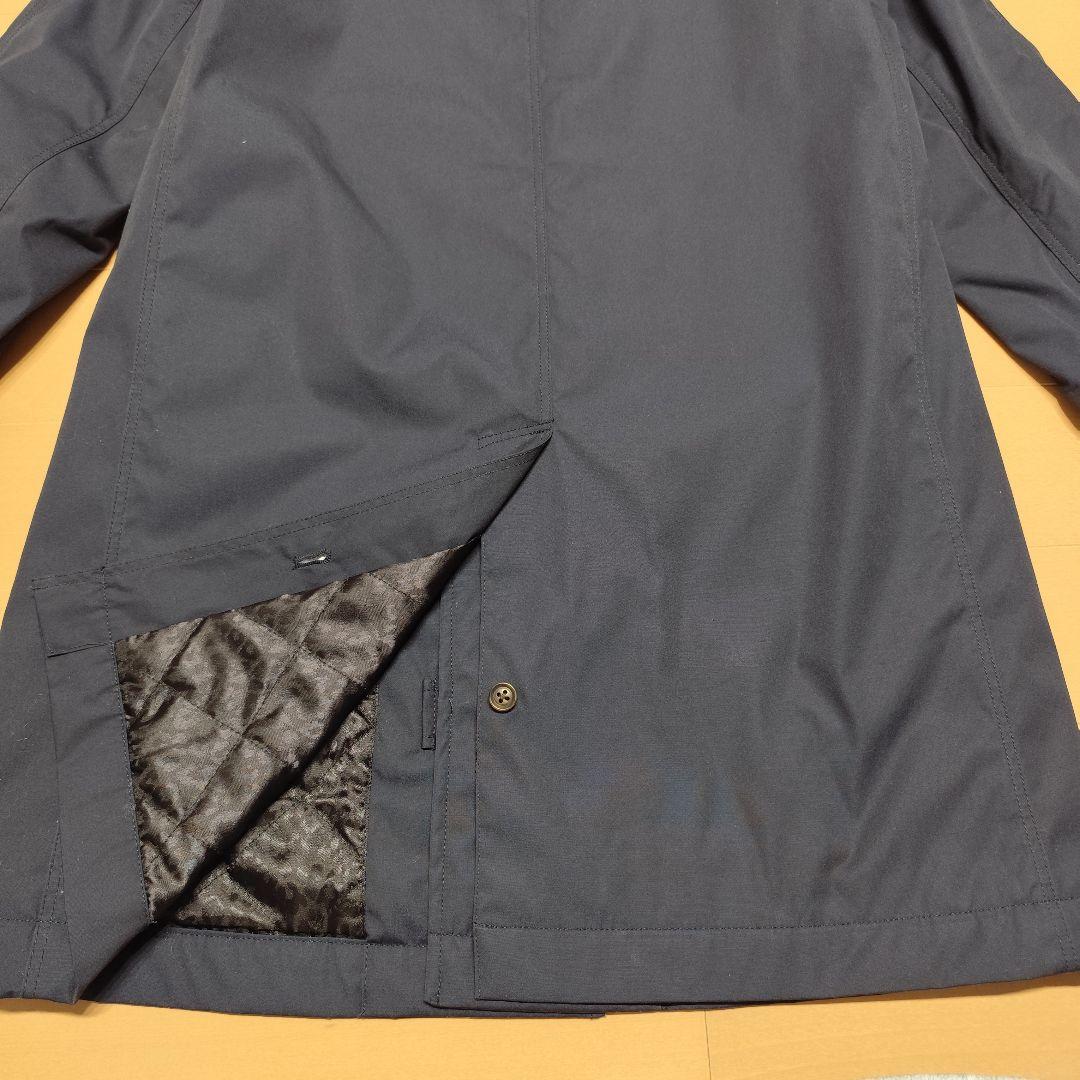 て*ん様 美品！ノースフェイス パープルレーベル ステンカラーコート ネイビー