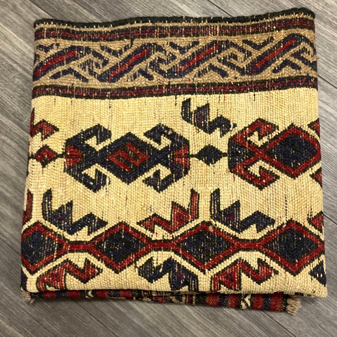 ヴィンテージ トライバルラグスマック手織りキリムアフガニスタン89x140cm