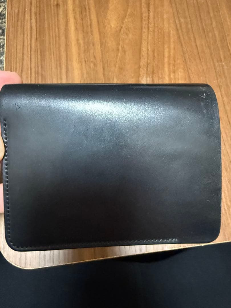 forme コードバン　ブラック　short wallet 新品未使用品