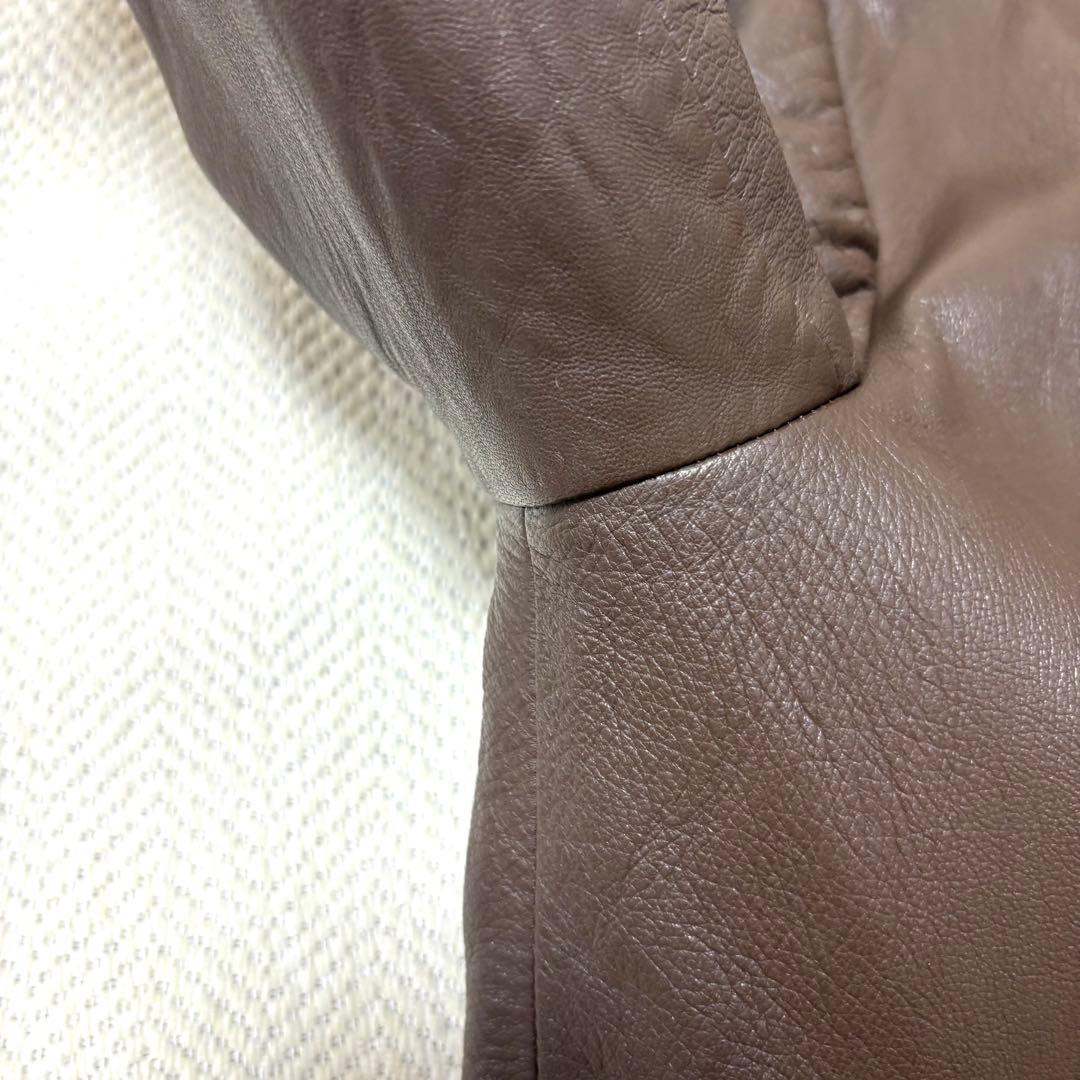 極美品 PIERRE BALMAIN VINTAGE ナッパレザー レザーコート