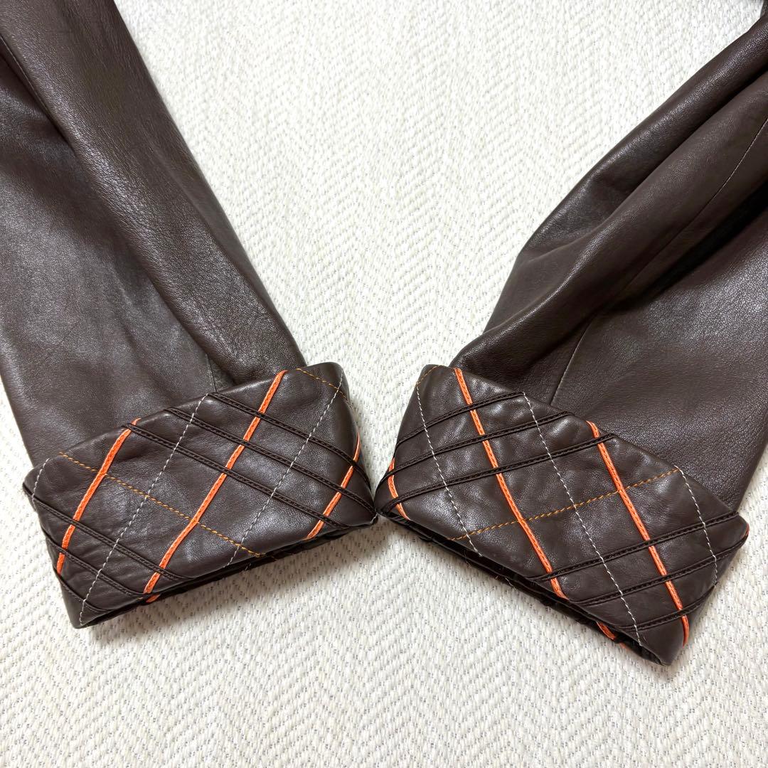 極美品 PIERRE BALMAIN VINTAGE ナッパレザー レザーコート