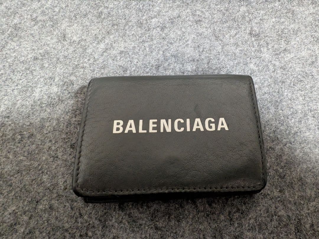BALENCIAGA 三つ折り財布 グレー