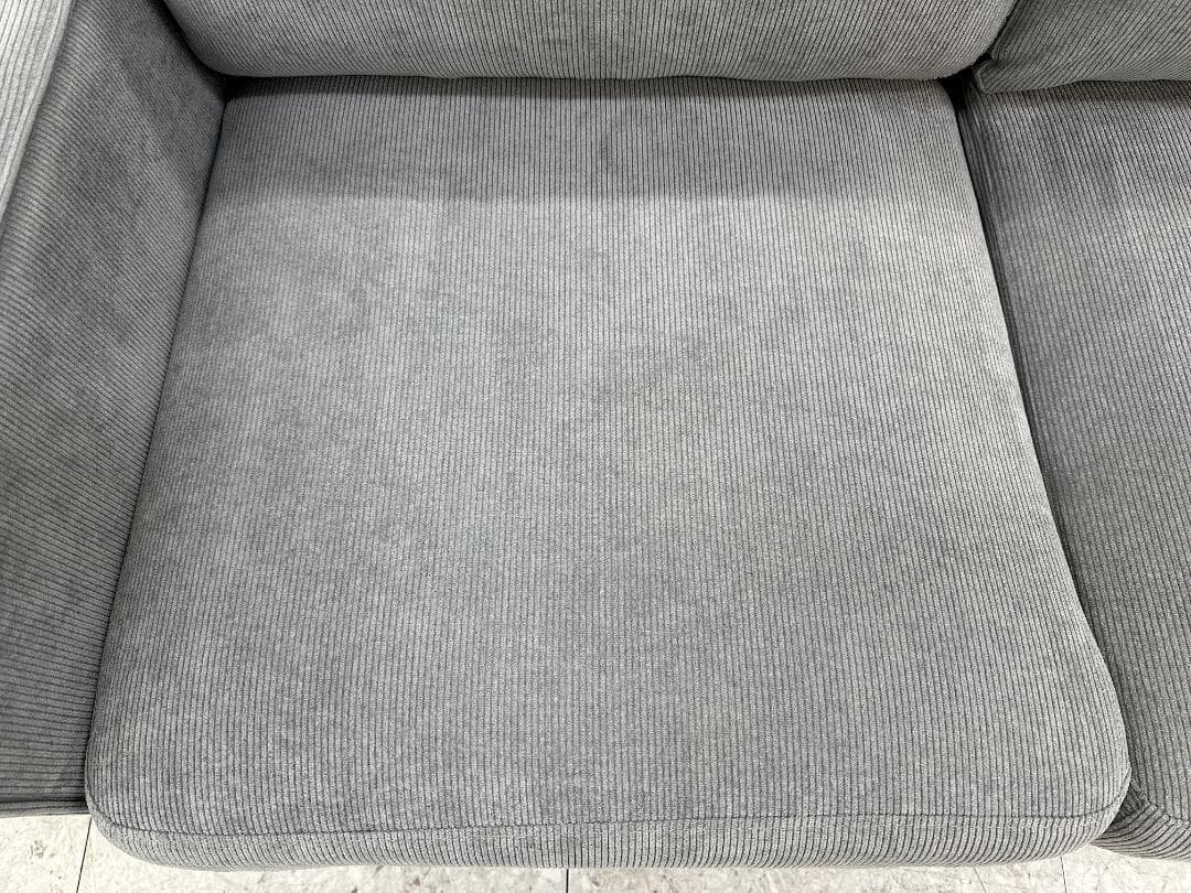 2人掛けソファ　ロータイプソファ可能　グレー