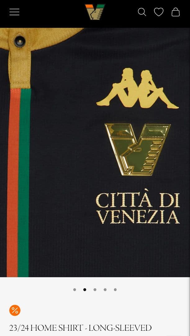【ヴェネツィアFC】Kappa VeneziaFC 23/24 長袖ユニフォーム