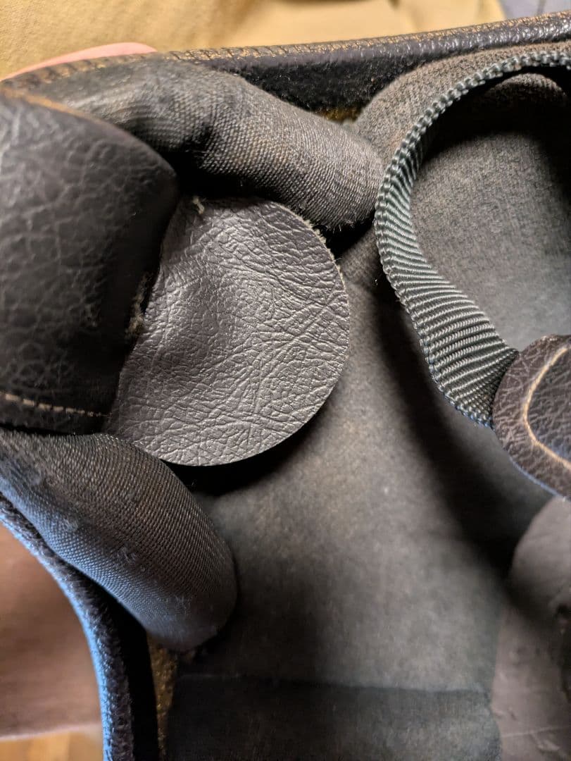 ビンテージ ジェットヘルメット ゴールドラメ Mサイズ