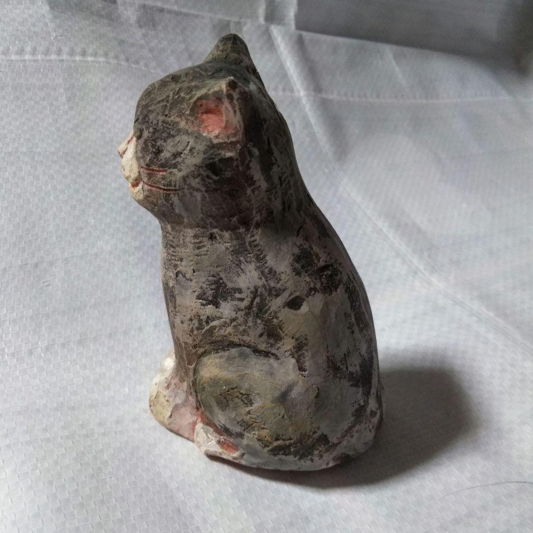 にしおゆき 猫 置物