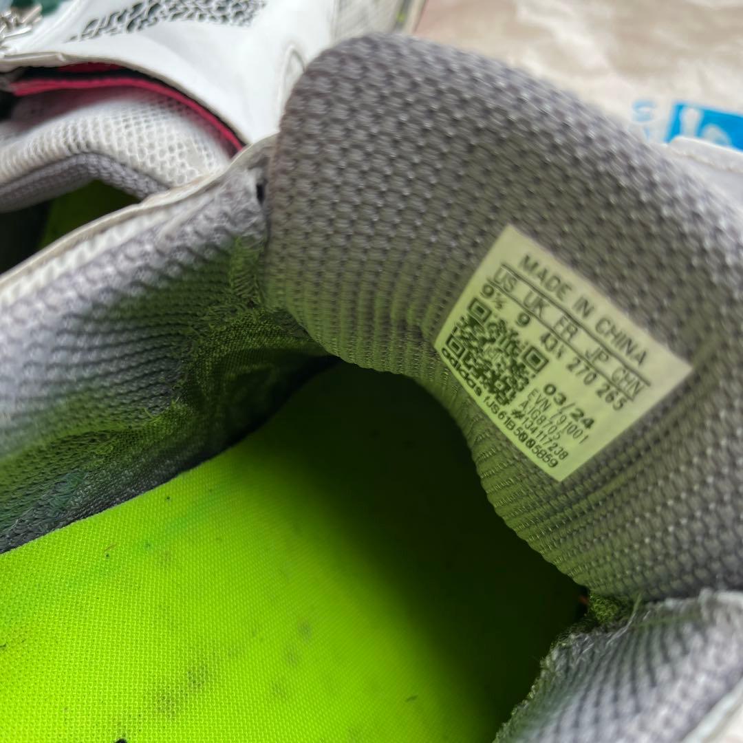 adidas コードカオス 25 BOA ホワイトシルバーメットカレッジグリーン