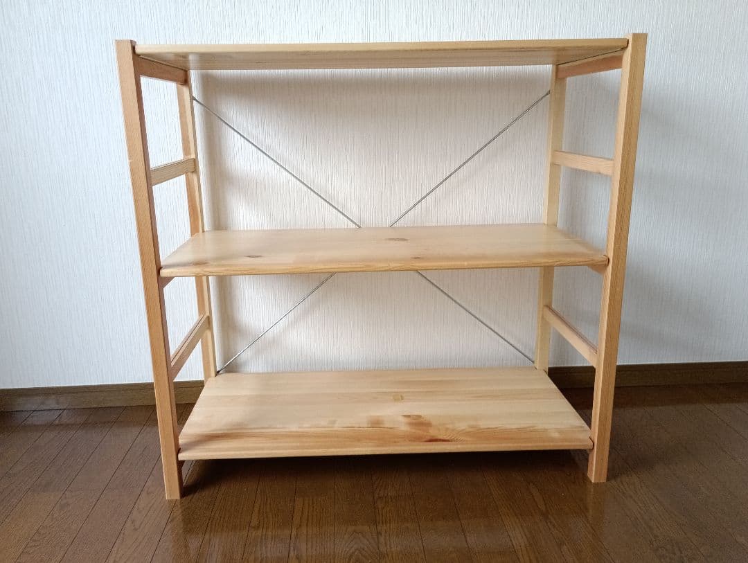 ［無印良品］パイン材ユニットシェルフ