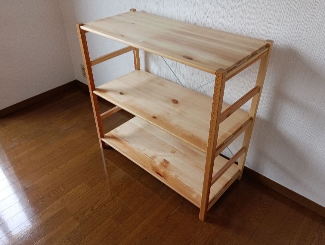 ［無印良品］パイン材ユニットシェルフ