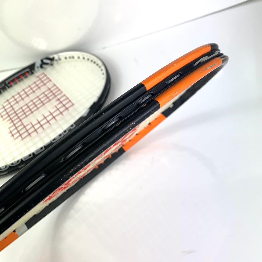 Wilson 硬式テニスラケット 2本セット HR-5500 極美品 チタニウム