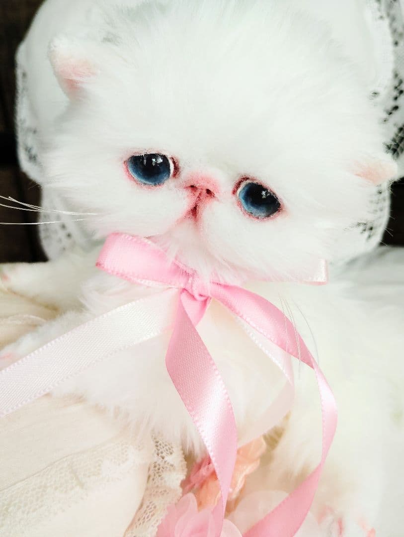 短足ころりんボディ♡うるるんオメメの子猫ちゃん♡アートドール♡ぬいぐるみ♡