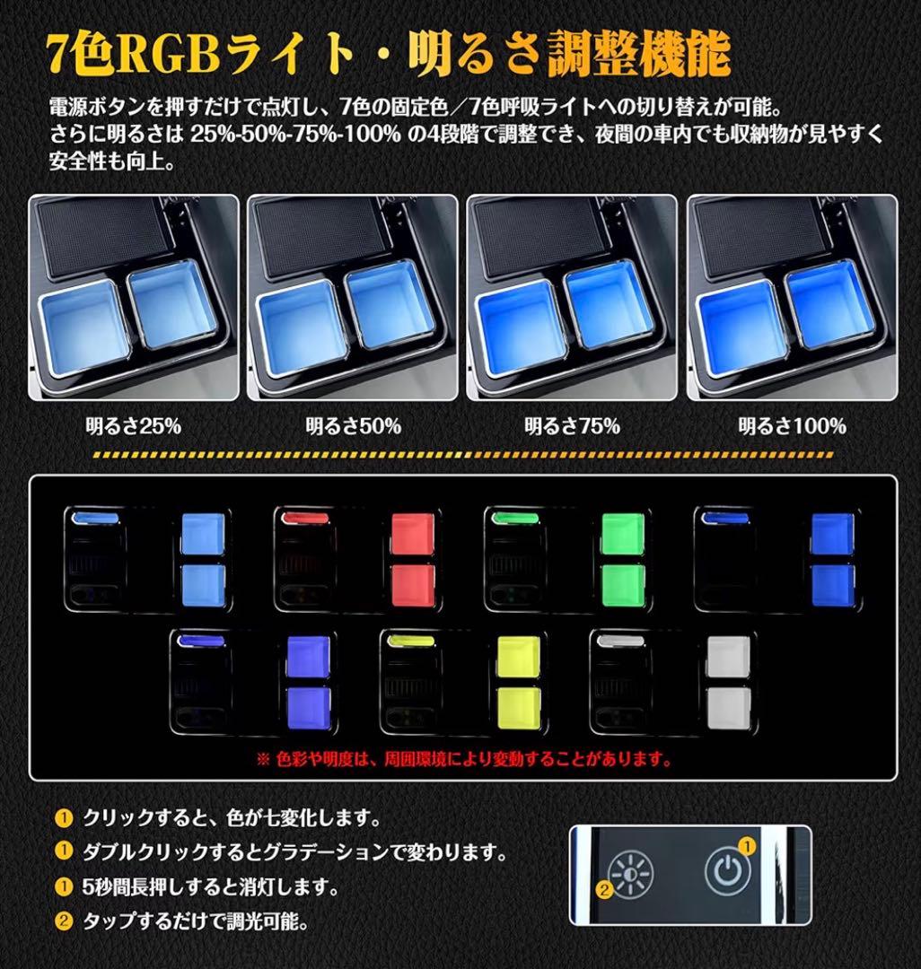 【新品未使用】Echimy ハイエース 200系 パーツ内装 コンソールボックス