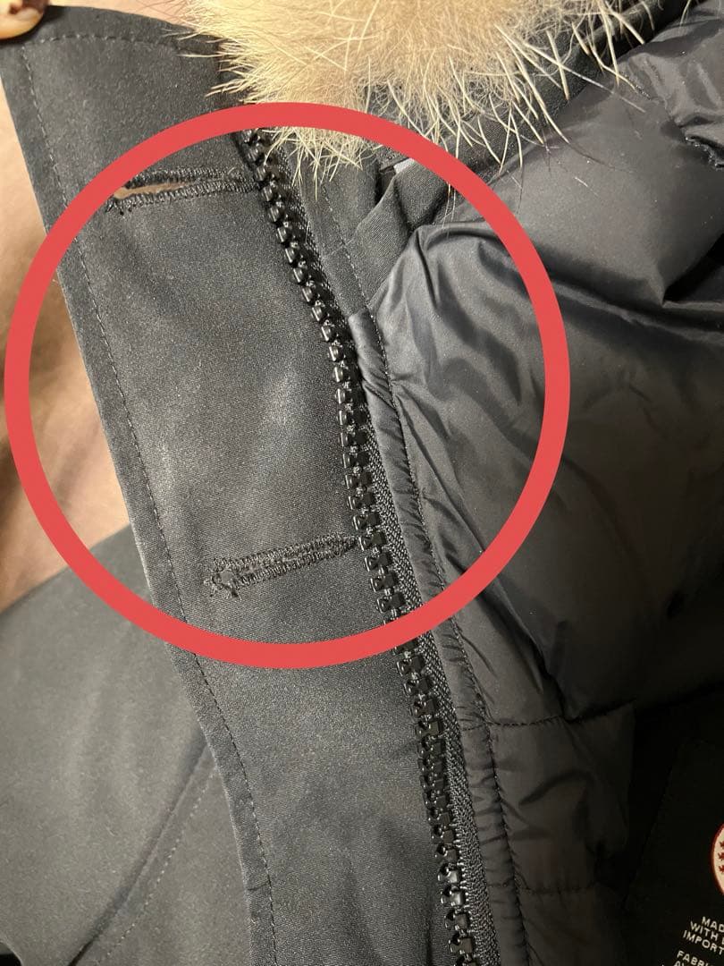 カナダグース シャーロットパーカー BLK size S