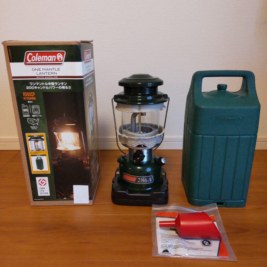Coleman 286A ワンマントルランタン フューエルファネル付 マントル付