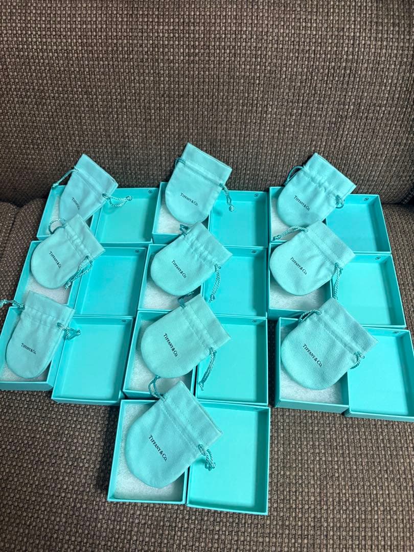 国内現行品　極美品Tiffany ティファニー空箱　巾着袋10セット