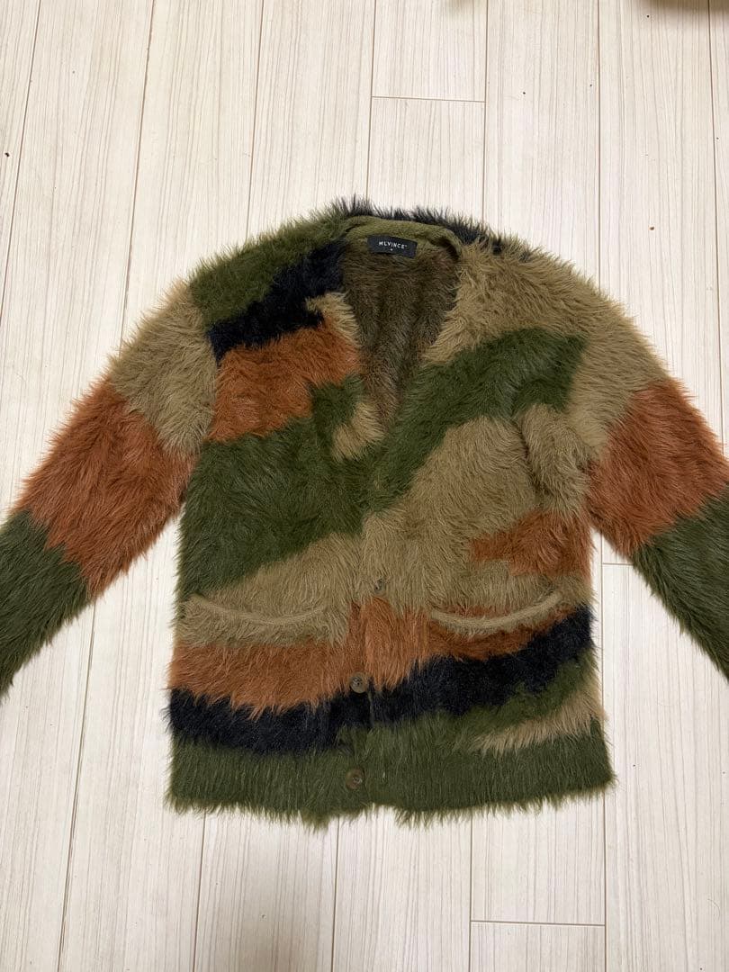mlvince カーディガン　迷彩　Mサイズ