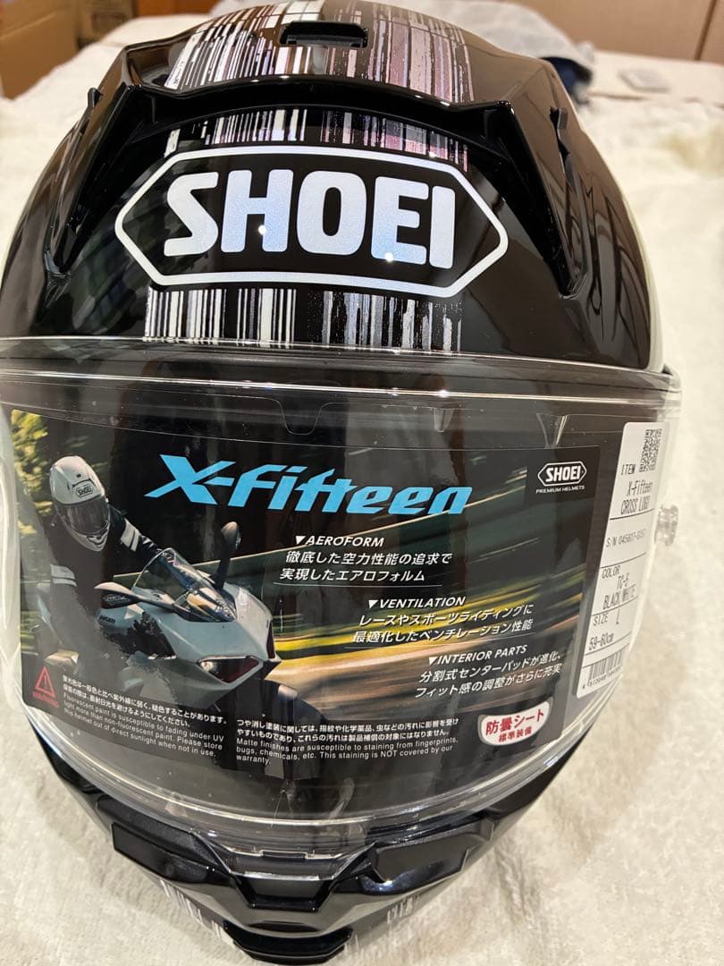 SHOEI X-Fifteen CROSS LOGO フルフェイスヘルメット