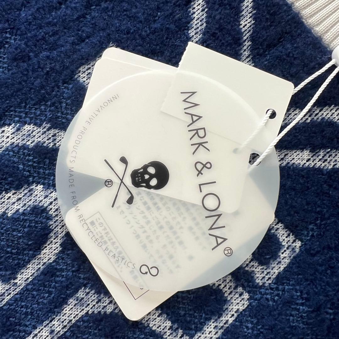 【新品】MARK&LONA マークアンドロナ　メンズ　セーター　ニット　デカロゴ