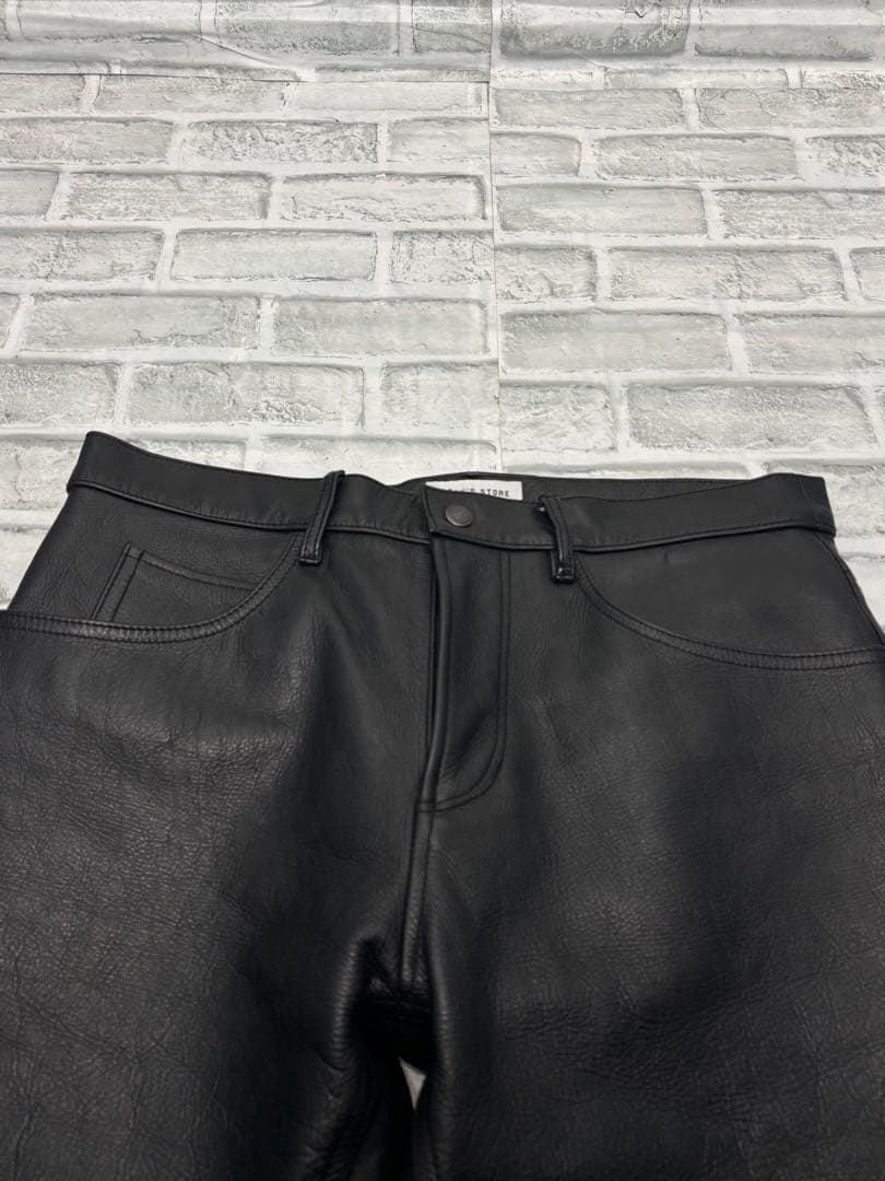 美品　FREAK'S STORE レザーパンツ　牛革