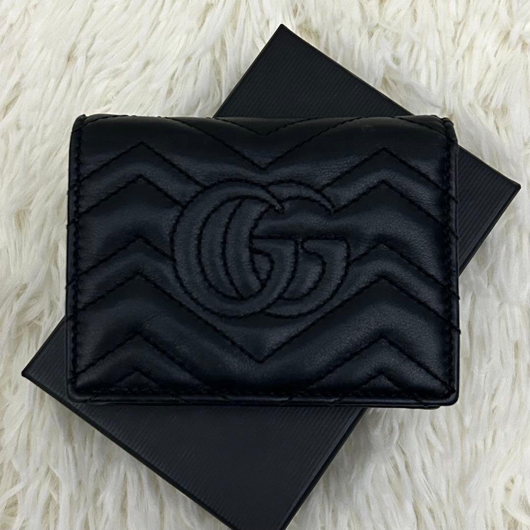 【美品】GUCCI グッチ 2つ折り財布