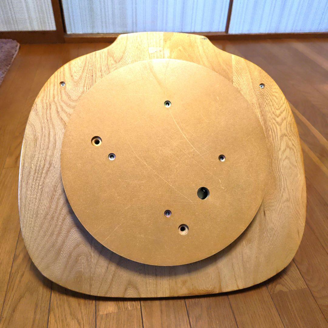 カリモク karimoktu 木製 回転式座椅子(別売りクッション付き)