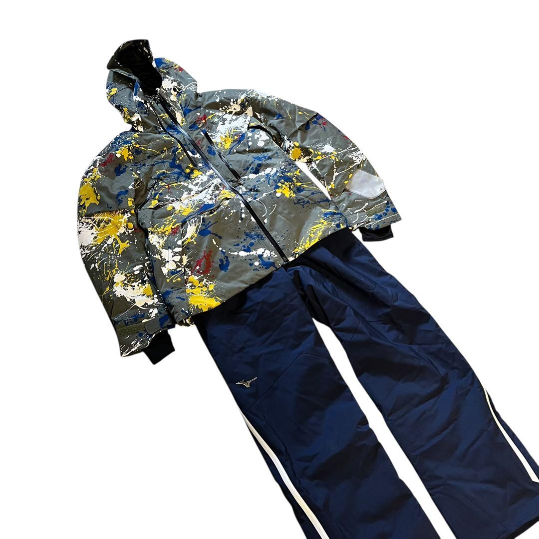 【美品】ミズノ スキーウェア スノボーウェア メンズ Lサイズ