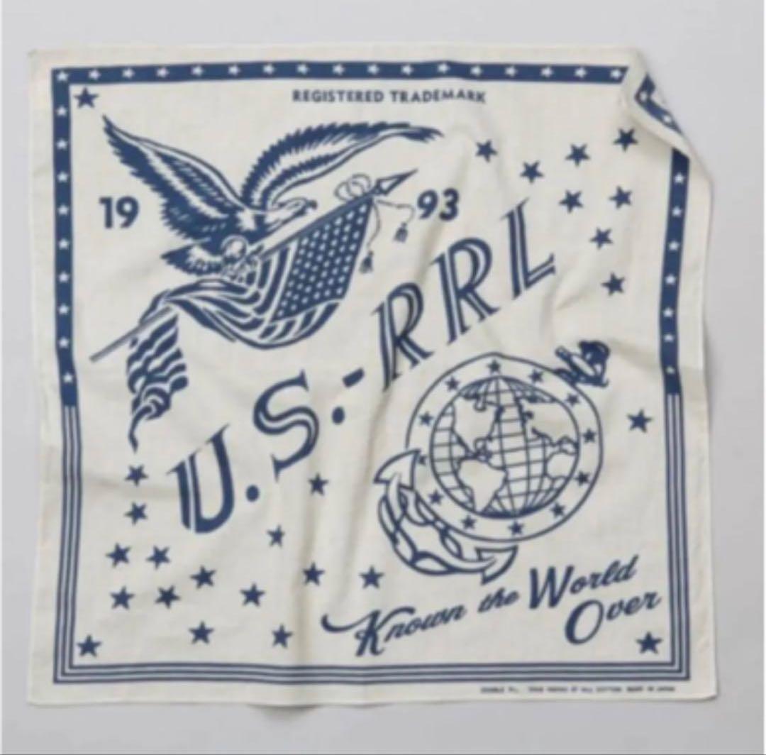 新品*RRL*日本製　US-RRLプリント　コットン