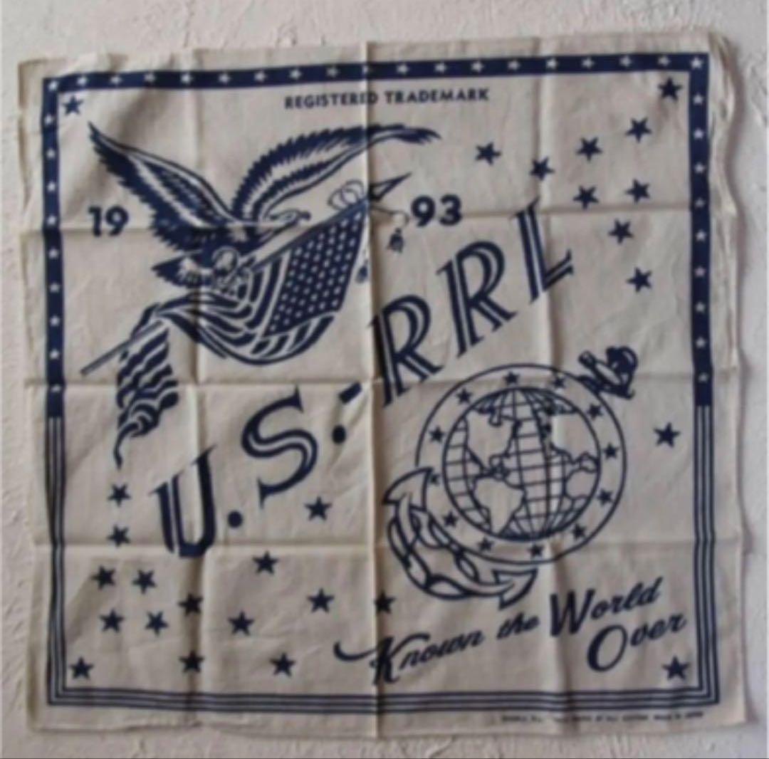 新品*RRL*日本製　US-RRLプリント　コットン