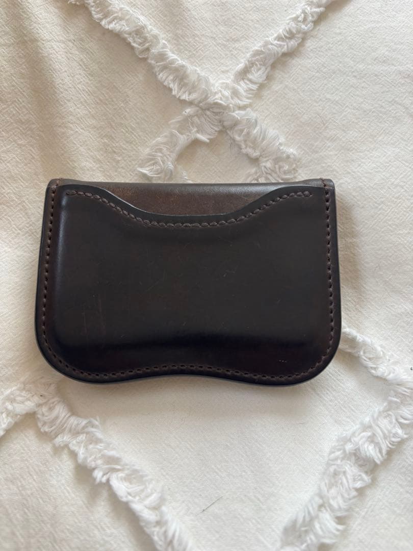 ☆ラストクロップス タング☆シェルコードバン☆スタンプ有り☆ダークコニャック