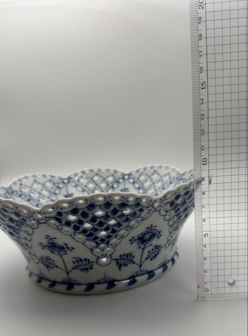 ロイヤルコペンハーゲン　レース　フルーツボウ