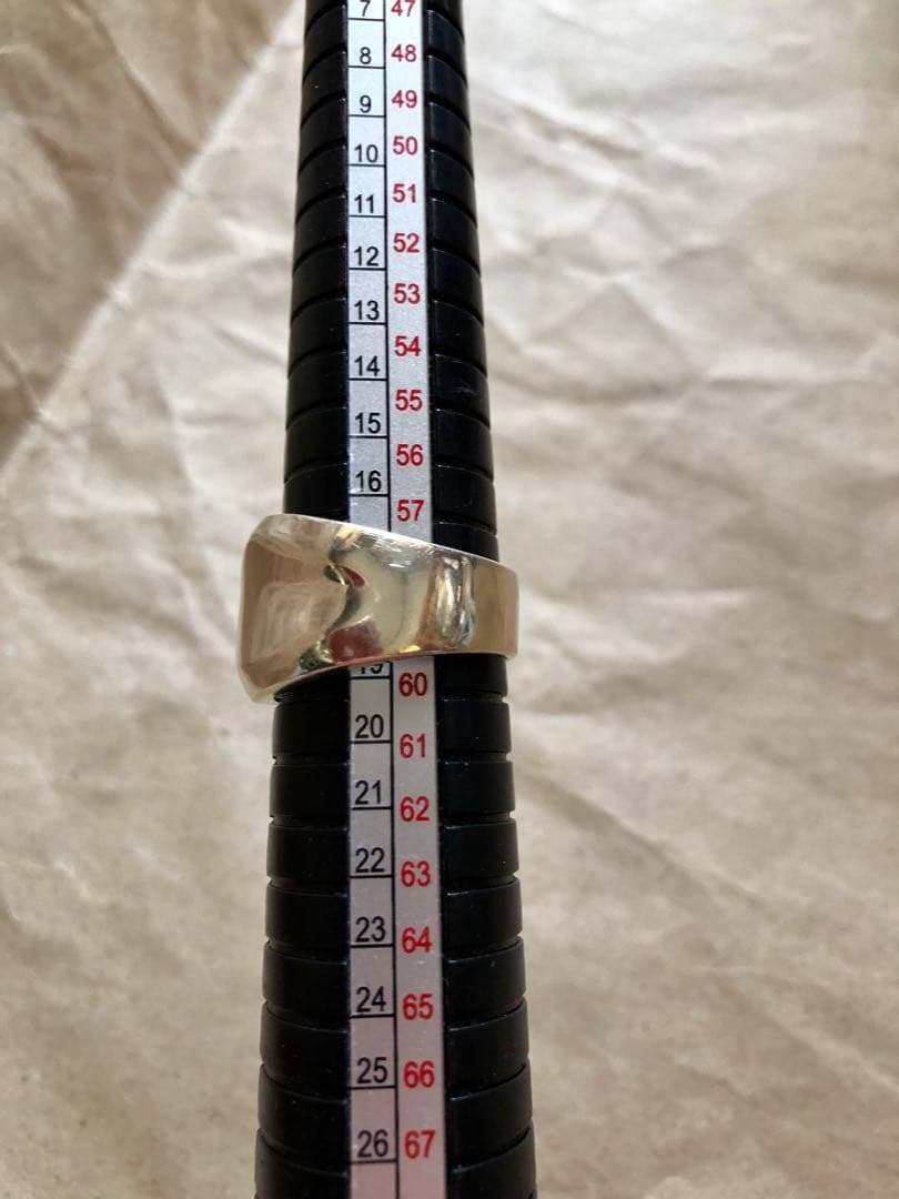 メキシコ製 vintage 925 ピンチ リング 18号程