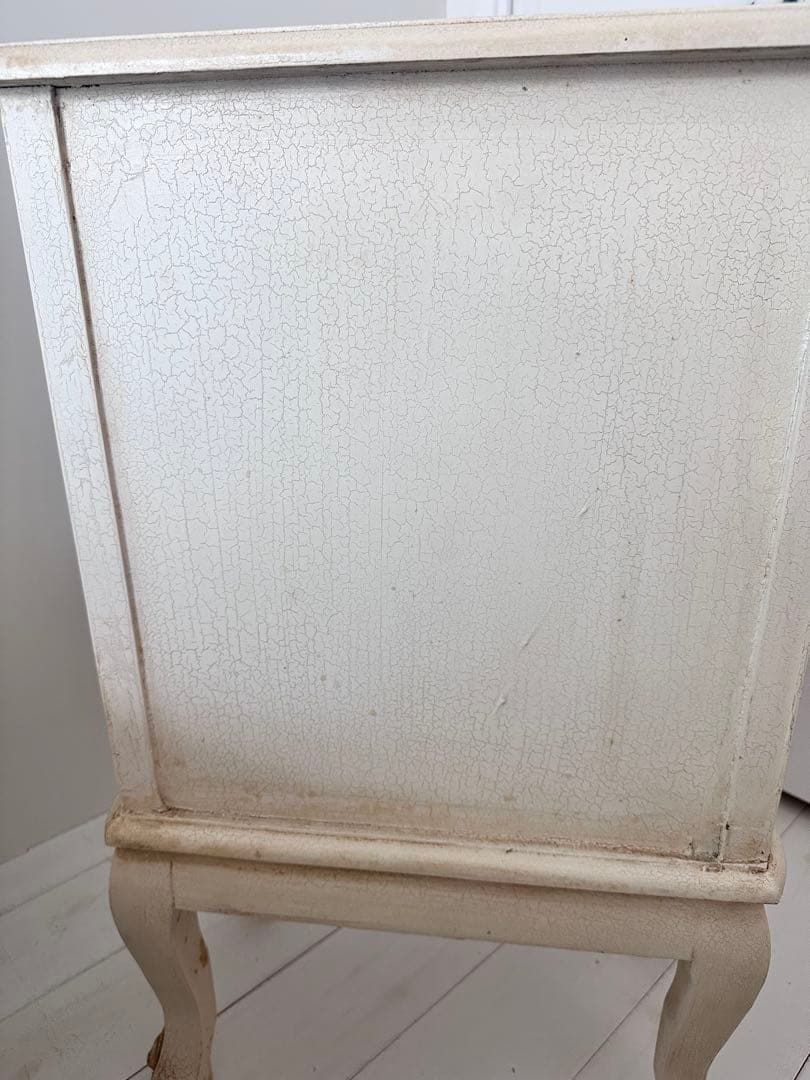 ロココ調家具/アンティーク家具/クラック塗装/薔薇ペイント家具/イマンマニー好き