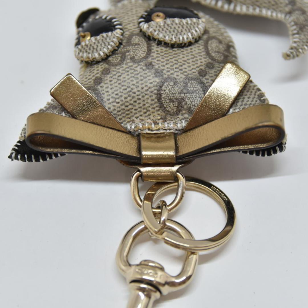 GUCCI グッチ グッチョリ チワワ キーリング キーホルダー GGキャンバス