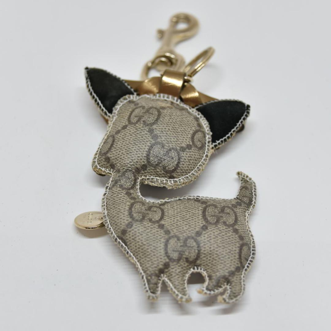 GUCCI グッチ グッチョリ チワワ キーリング キーホルダー GGキャンバス