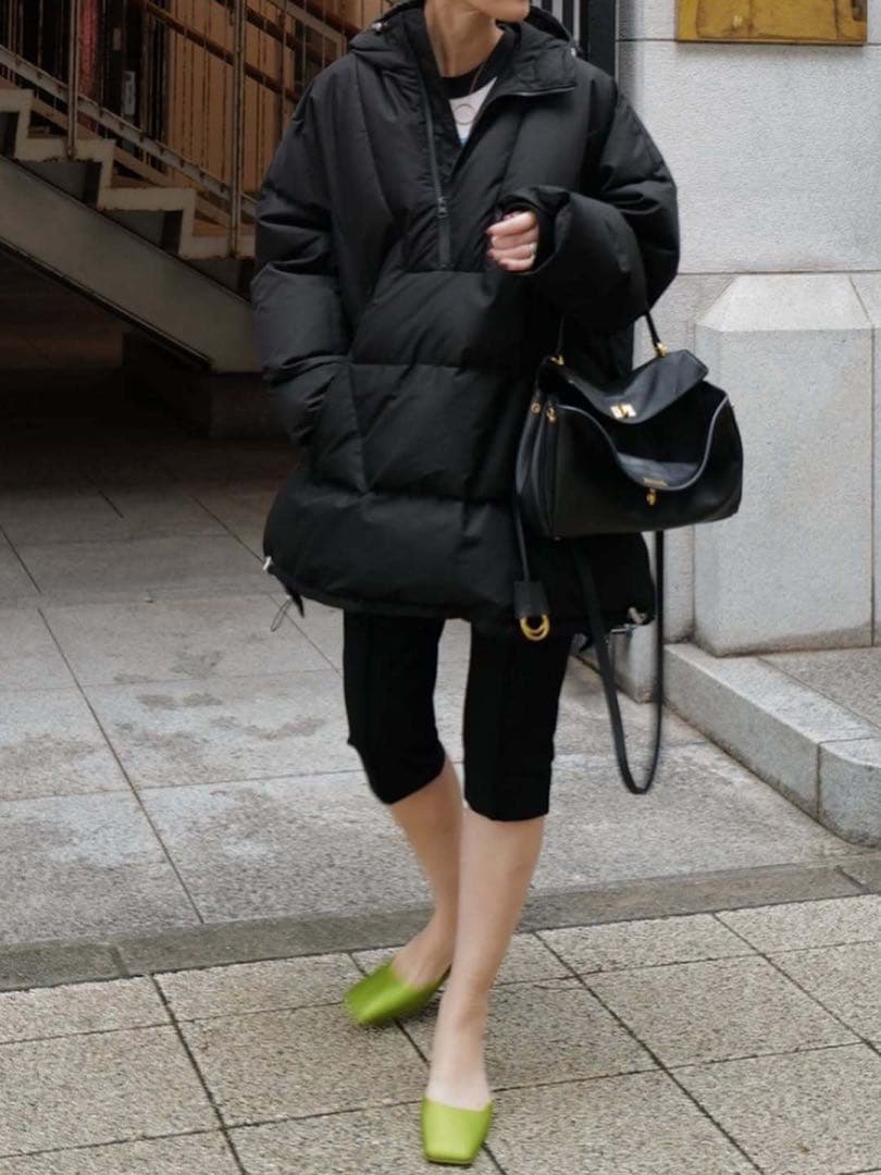 マチャット アノラックダウンコート　アウター ブラック