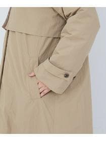 ADIEU TRISTESSE トレンチ風ナイロン中綿コート