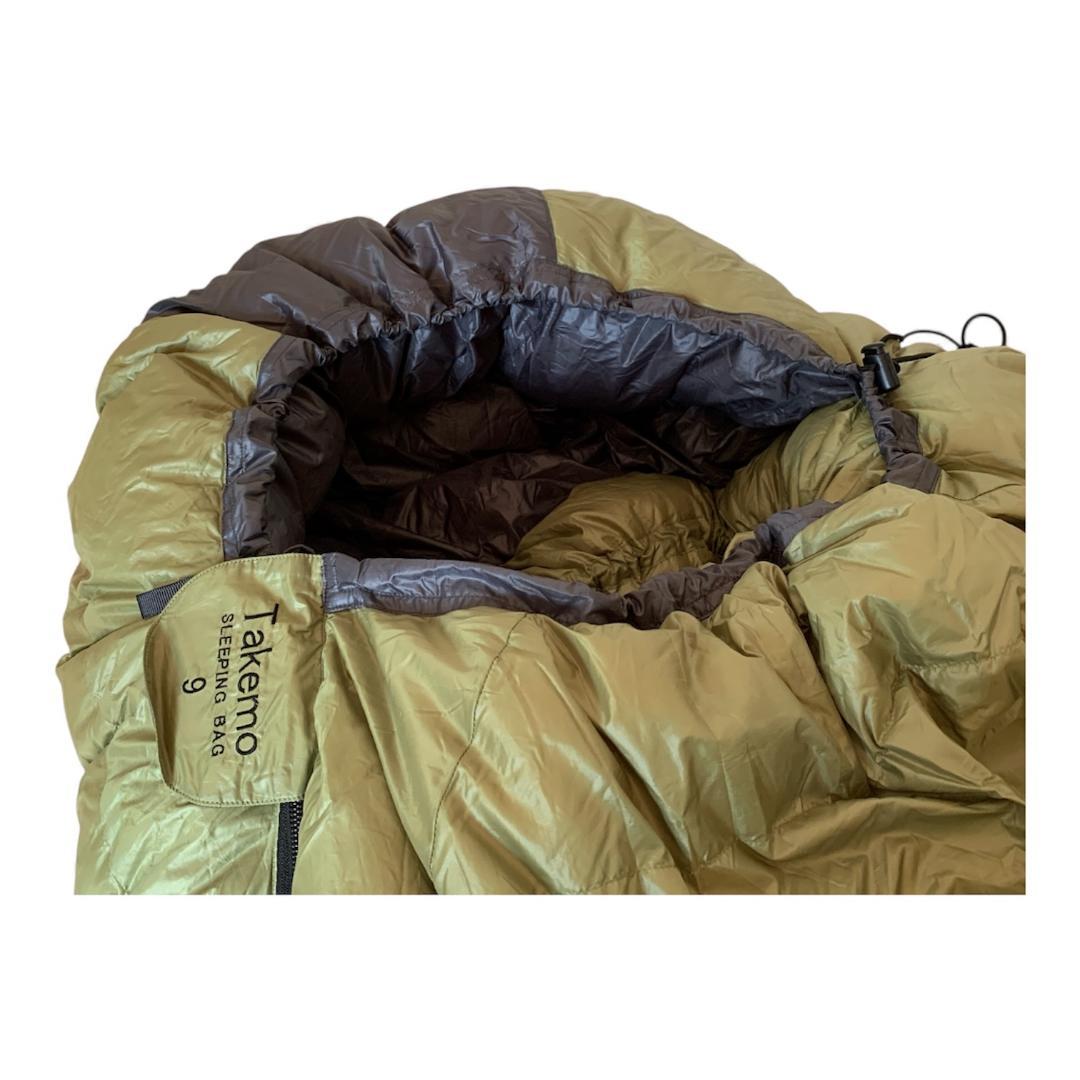 【美品・送料込み】寝袋 シュラフ タケモ(Takemo) スリーピングバッグ ９