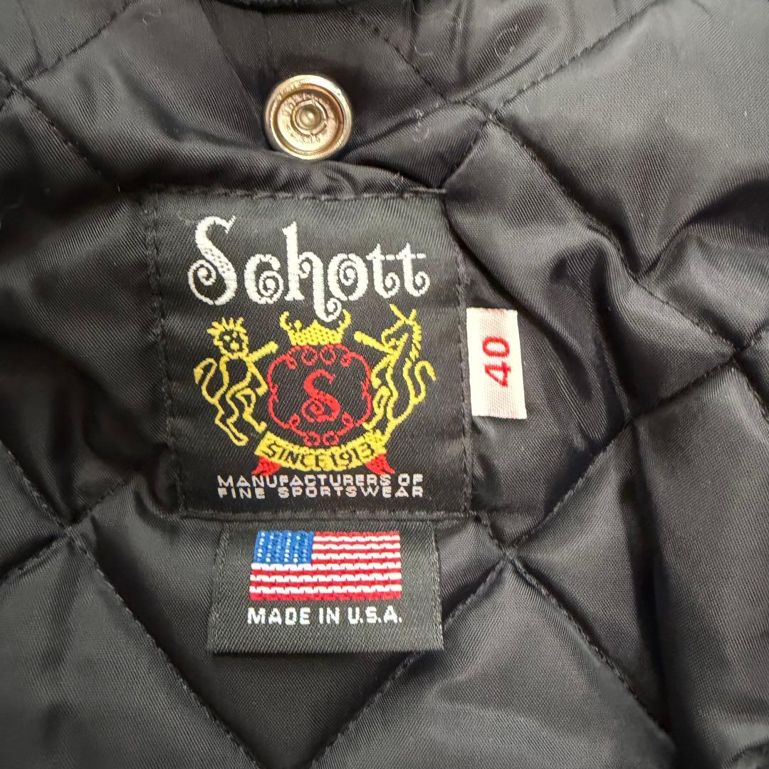美品XLサイズ相当　ショット　613US ワンスター　ダブルライダースジャケット