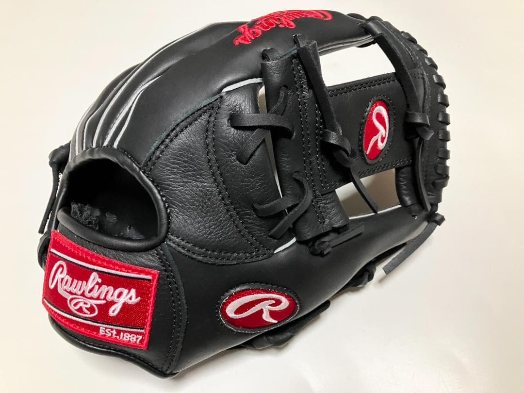 ローリングス黒 Rawlings軟式野球 /ソフトボール兼用グラブ 成人用