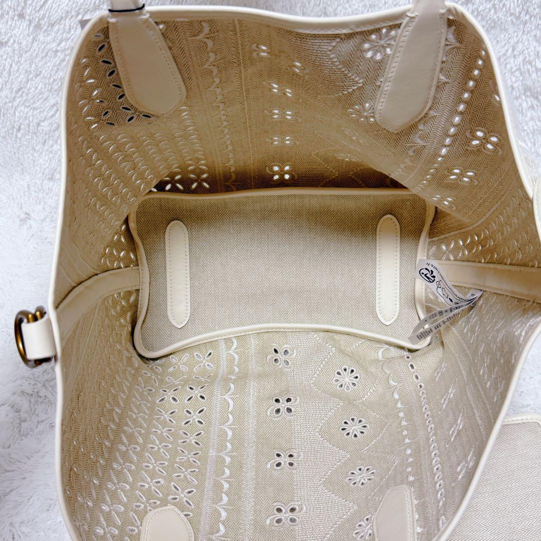 ポロ ラルフローレン トートバッグ ベルポート 刺繍 アイレット ミディアム