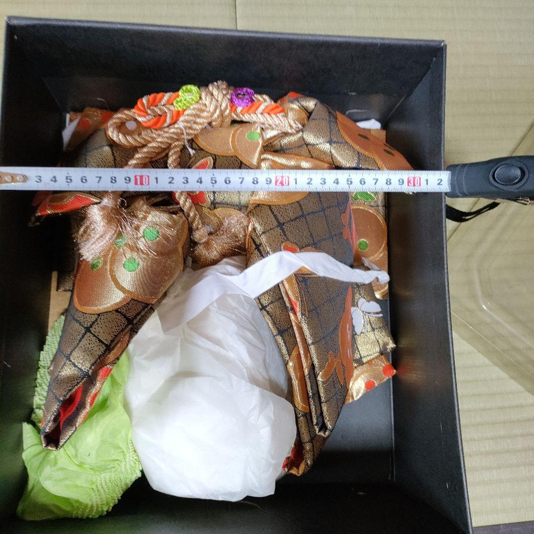 七五三用　正絹袋帯　金色花柄装飾品　こども　金糸